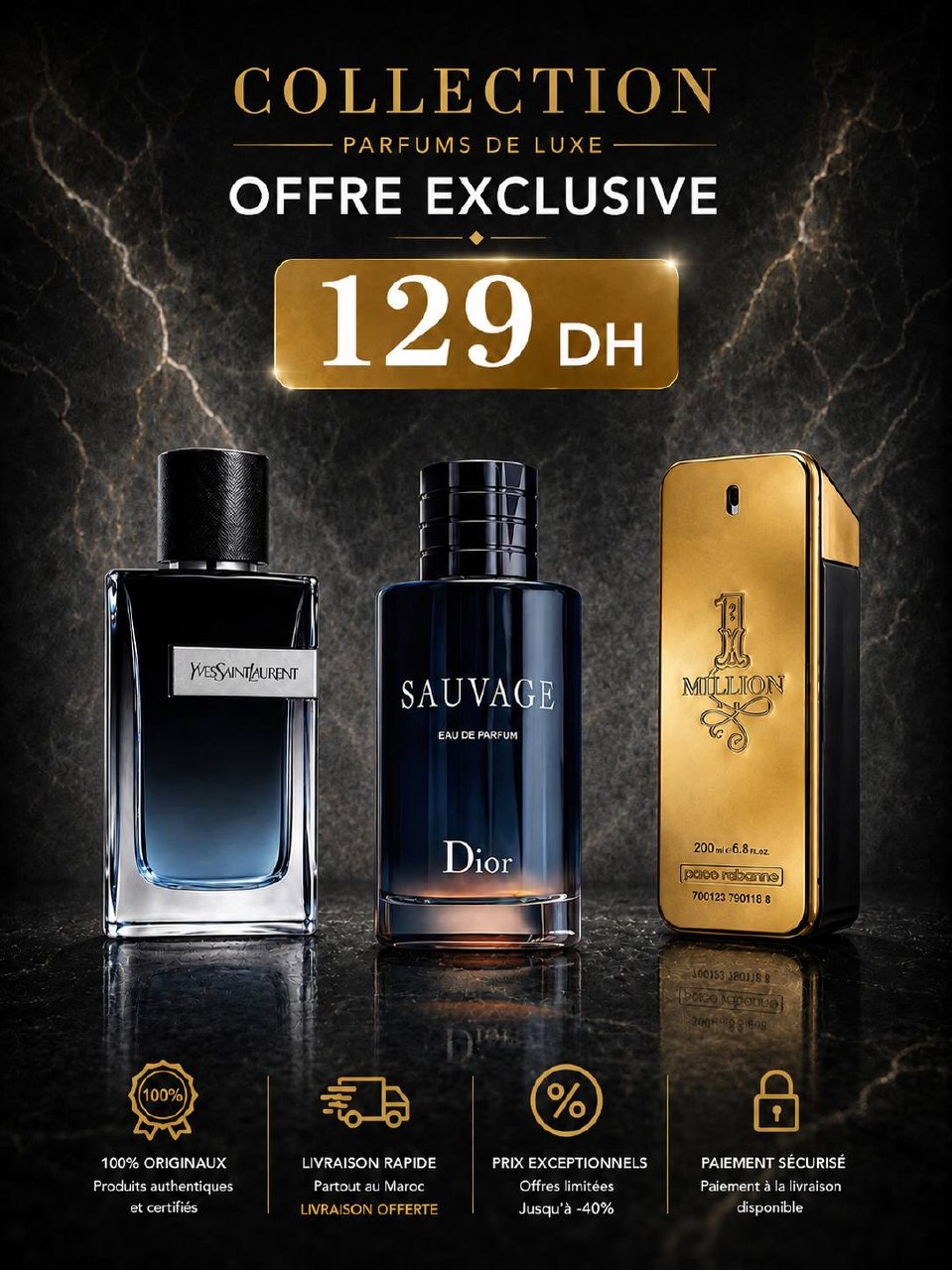 Y EDP+ONE MILLION +SAUVAGE EDP 10ML
